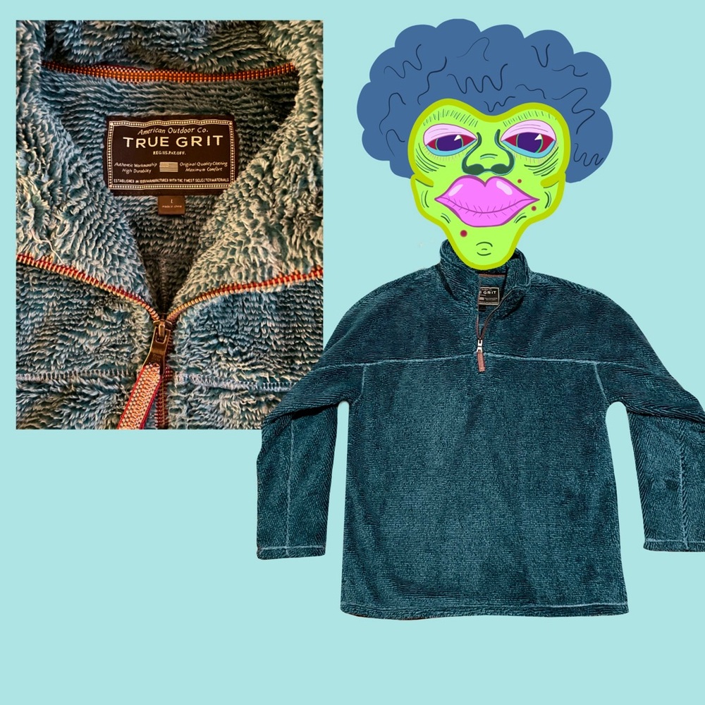 True Grit Sherpa Quarter Zip